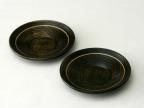 KIN INAHO CHATAKU (handcrafted saucer : pair) KIN INAHO CHATAKU (handcrafted saucer : pair)